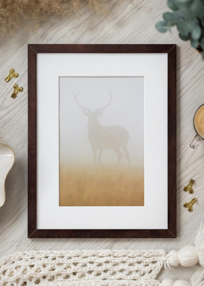 Πλαίσιο BGA Classic Ακρυλικό γυαλί Καρυδιά 60x90 cm