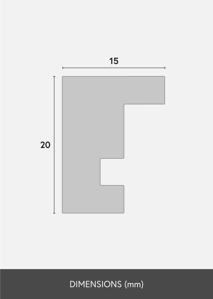 Πλαίσιο Ares Ακρυλικό γυαλί Burr Walnut 29,7x42 cm (A3)