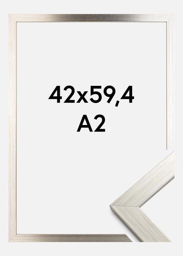 Πλαίσιο Ασημί Wood 42x59,4 cm (A2)