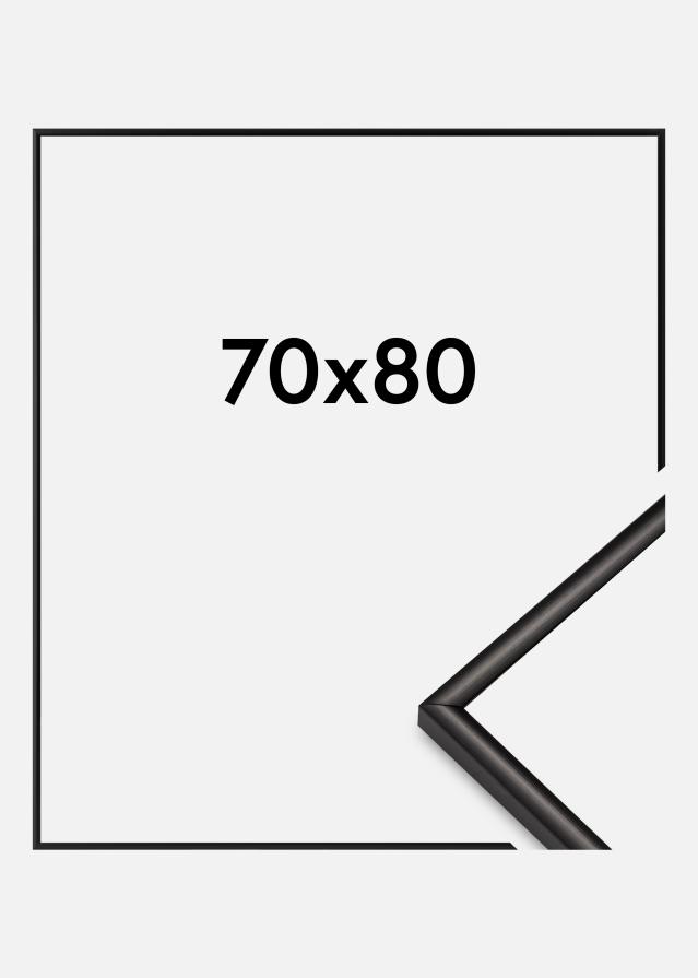 Πλαίσιο Scandi Ακρυλικό γυαλί Ματ Μαύρο 70x80 cm