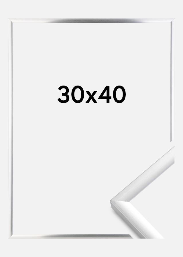 Πλαίσιο New Lifestyle Ακρυλικό γυαλί Ασημί 30x40 cm