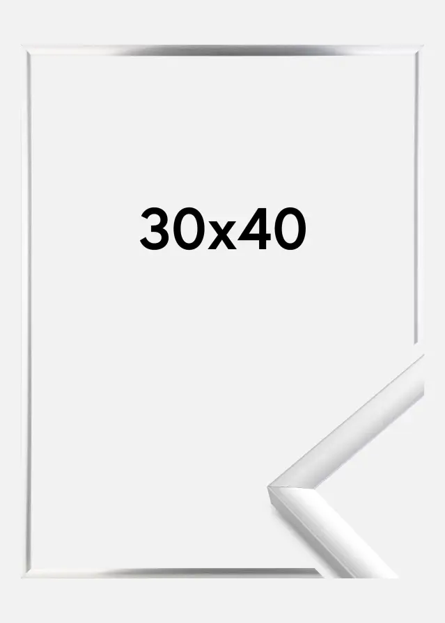 Πλαίσιο New Lifestyle Ακρυλικό γυαλί Ασημί 30x40 cm