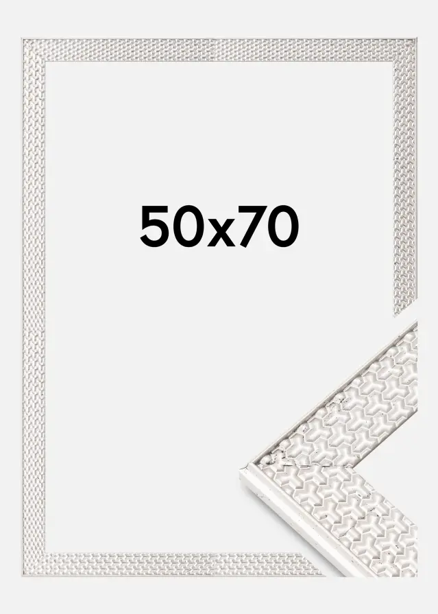 Πλαίσιο Grace Ακρυλικό γυαλί Ασημί 50x70 cm