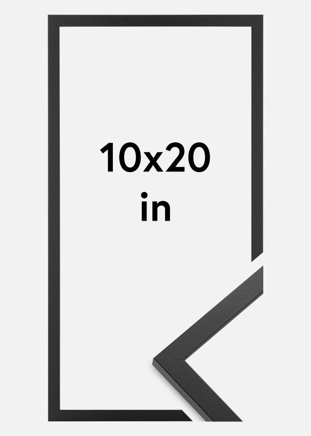 Πλαίσιο Trendy Ακρυλικό γυαλί Μαύρος 10x20 inches (25,4x50,8 cm)