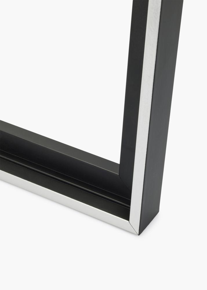 Πλαίσιο καμβά Reno Μαύρος / Ασημί 50x50 cm