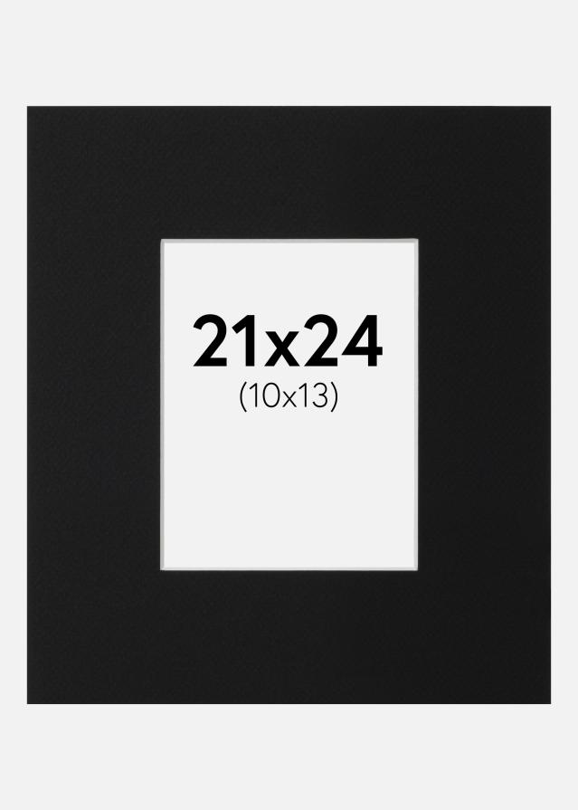 Πασπαρτού Μαύρο Πρότυπο (Λευκός Πυρήνας) 21x24 cm (10x13)