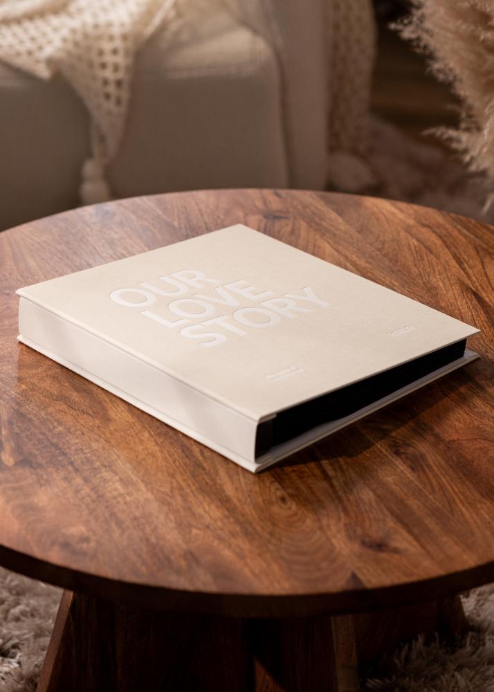 KAILA Album Fotografιών OUR LOVE STORY Creme - 600 Φωτογραφίες σε 10x15 cm