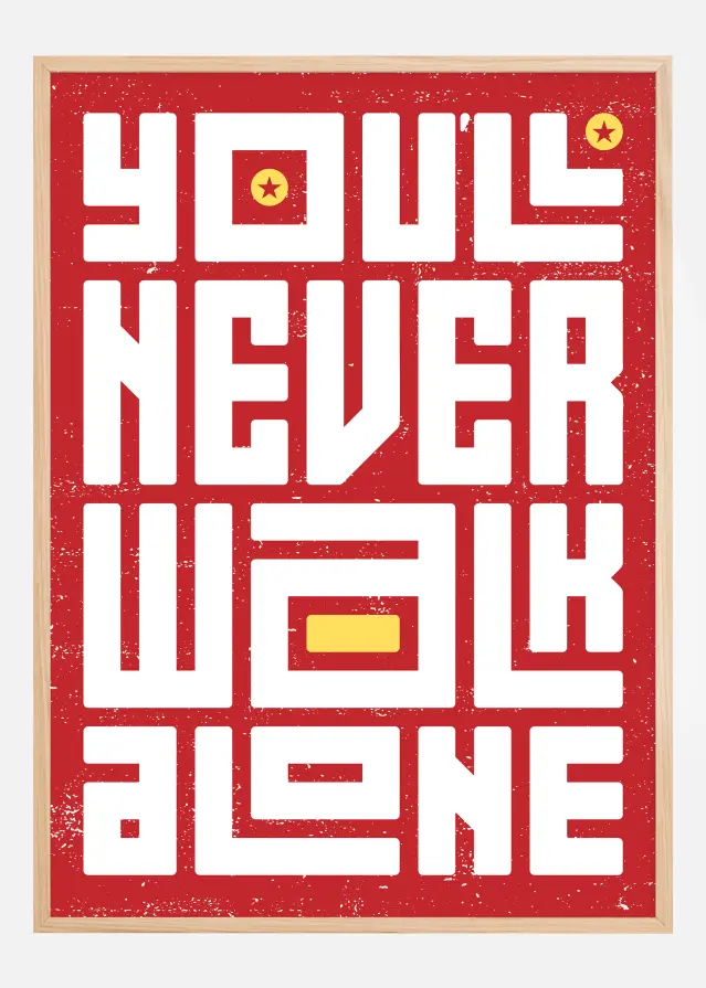 YNWA Text Αφίσα