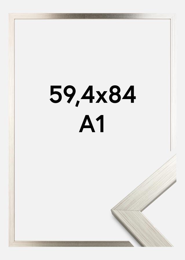 Πλαίσιο Silver Wood Ακρυλικό γυαλί 59,4x84,1 cm (A1)