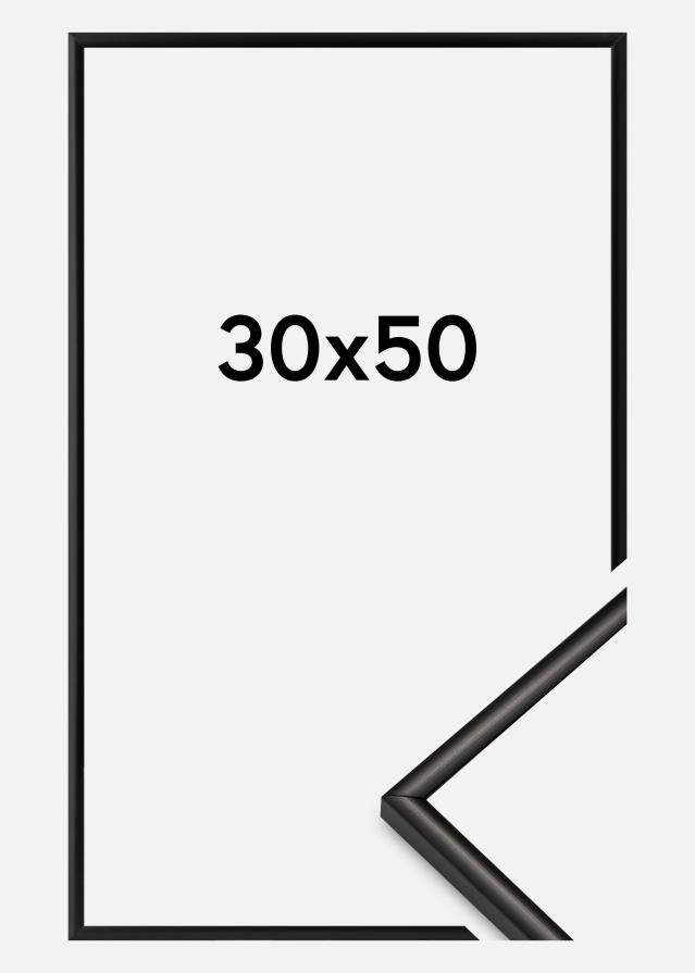 Πλαίσιο New Lifestyle Ακρυλικό γυαλί Ματ Μαύρο 30x50 cm