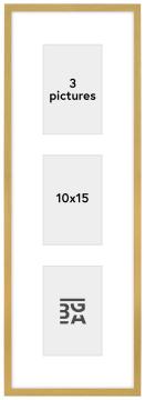 Edsbyn Κορνίζα κολάζ IV Χρυσός - 3 Εικόνες (10x15 cm)