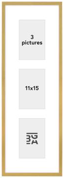 Edsbyn Κορνίζα κολάζ VIII Χρυσός - 3 Εικόνες (11x15 cm)