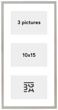 Edsbyn Κορνίζα κολάζ XV Ασημί - 3 Εικόνες (10x15 cm)