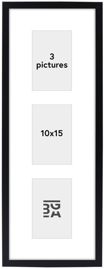 Edsbyn Κορνίζα κολάζ I Μαύρος - 3 Εικόνες (10x15 cm)