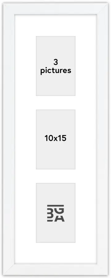 Edsbyn Κορνίζα κολάζ II Λευκό - 3 Εικόνες (10x15 cm)
