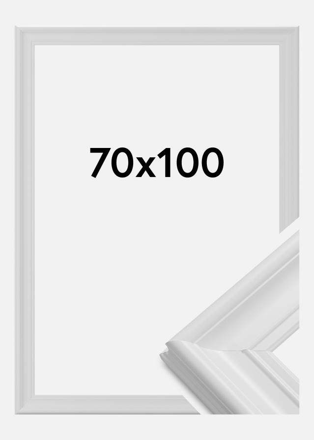 Πλαίσιο Mora Premium Ακρυλικό γυαλί Λευκό 70x100 cm