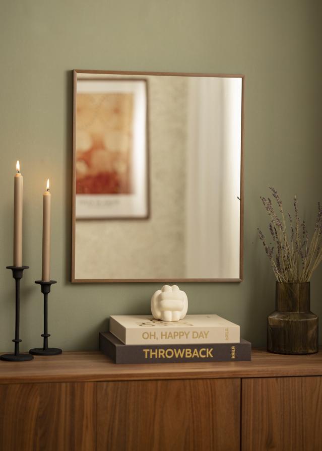 Καθρέφτης Chicago Καρυδιά 51x61 cm