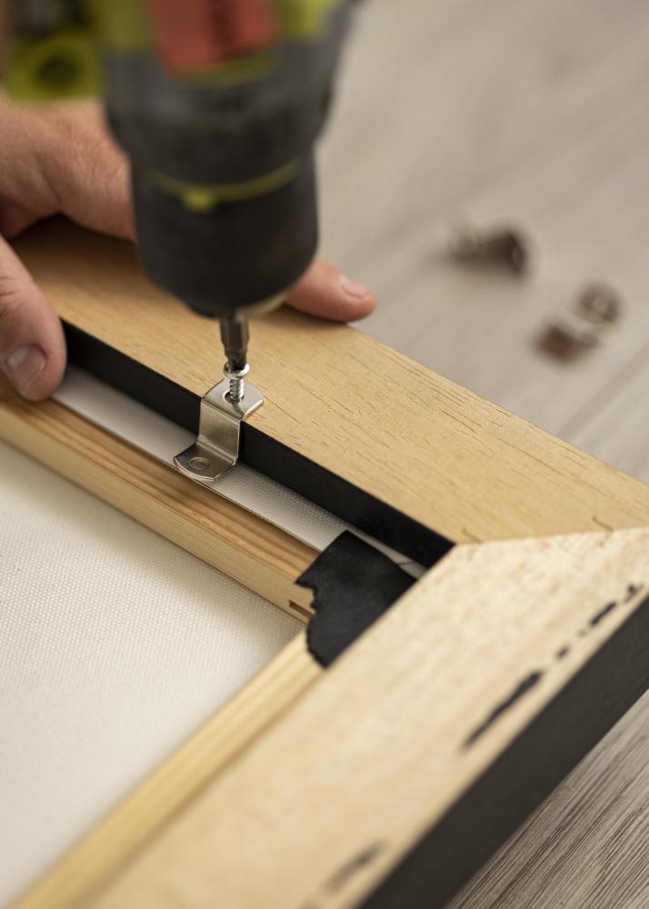 Πλαίσιο καμβά Knoxville Μαύρος 60x60 cm