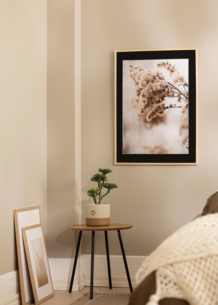 Πλαίσιο Galant πεύκο 35x50 cm - Πασπαρτού Μαύρος 11x17 inches