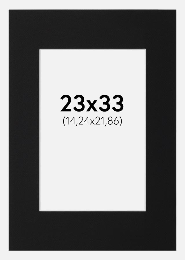 Πασπαρτού Μαύρο Πρότυπο (Λευκός Πυρήνας) 23x33 cm (14,24x21,86)