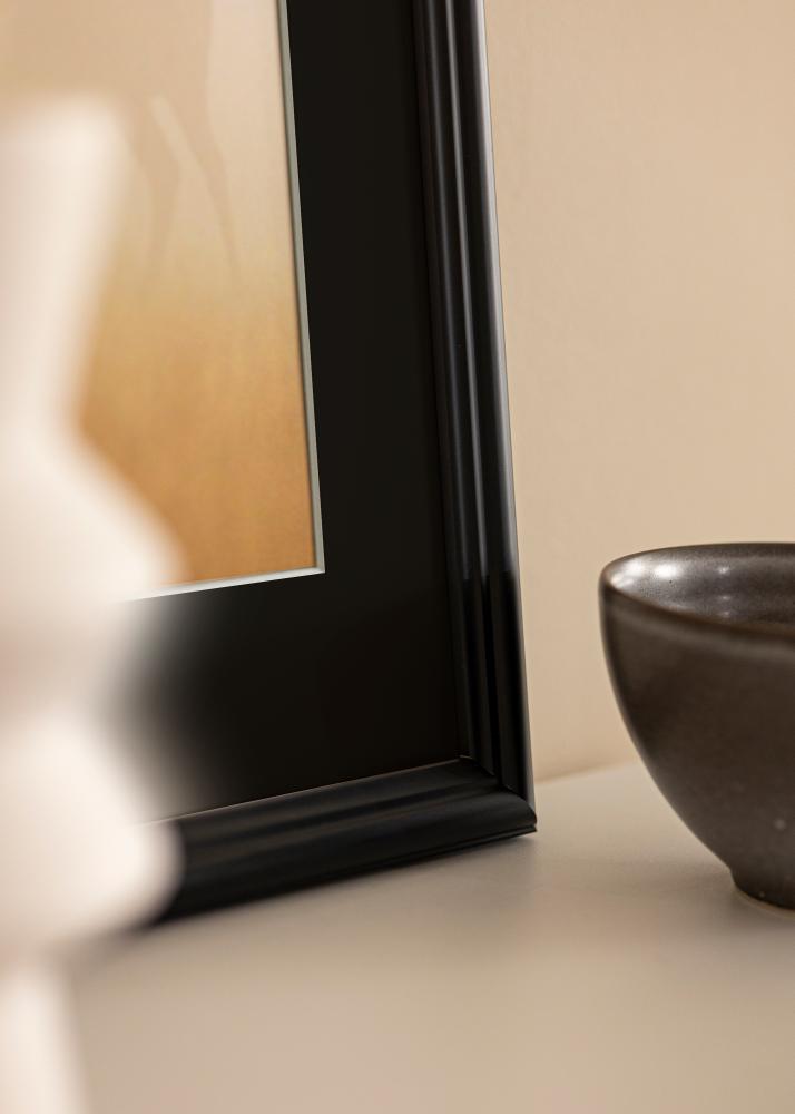 Πλαίσιο Siljan Μαύρος 60x60 cm - Πασπαρτού Μαύρος 50x50 cm