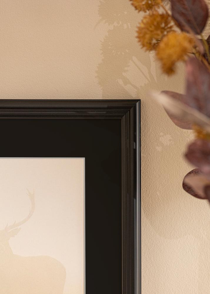 Πλαίσιο Siljan Μαύρος 60x60 cm - Πασπαρτού Μαύρος 50x50 cm