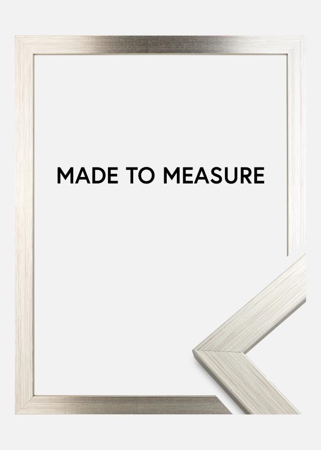Πλαίσιο Ασημί Wood - Επιλογή μεγέθους