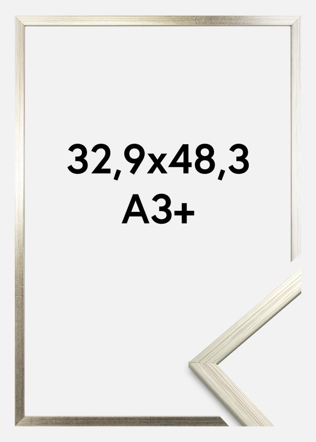 Πλαίσιο Edsbyn Ασημί 32,9x48,3 cm (A3+)