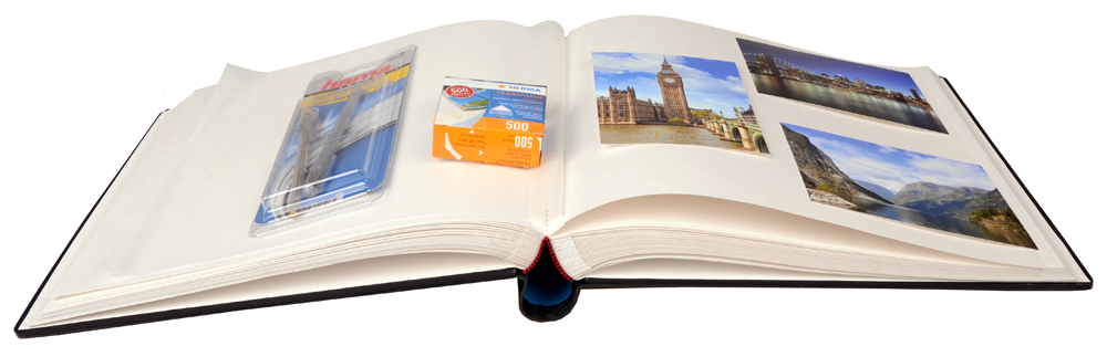 Henzo Ελάτη Cara Premium φωτογραφικό άλμπουμ - Μαύρος (100 Σελίδες)