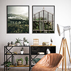 Κομψές αφίσες σε όμορφες κορνίζες