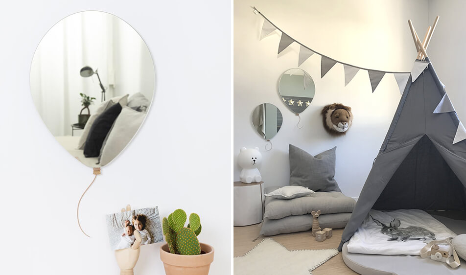 Καθρέφτης μπαλόνι - καθρέφτης για παιδικό δωμάτιο