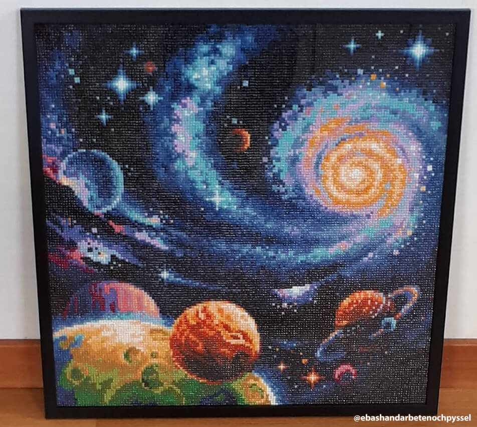 Πίνακας με διαμάντια σε κορνίζα