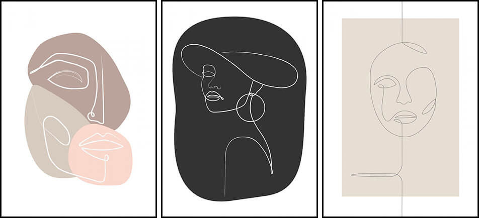 Posters με γραφικά μοτίβα