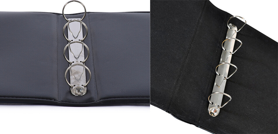 Μαύροι δαχτυλίδι-φακέλοι – άλμπουμ φωτογραφιών με δαχτυλίδι-φακέλο